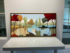 California Oaks — framed view in gallery
