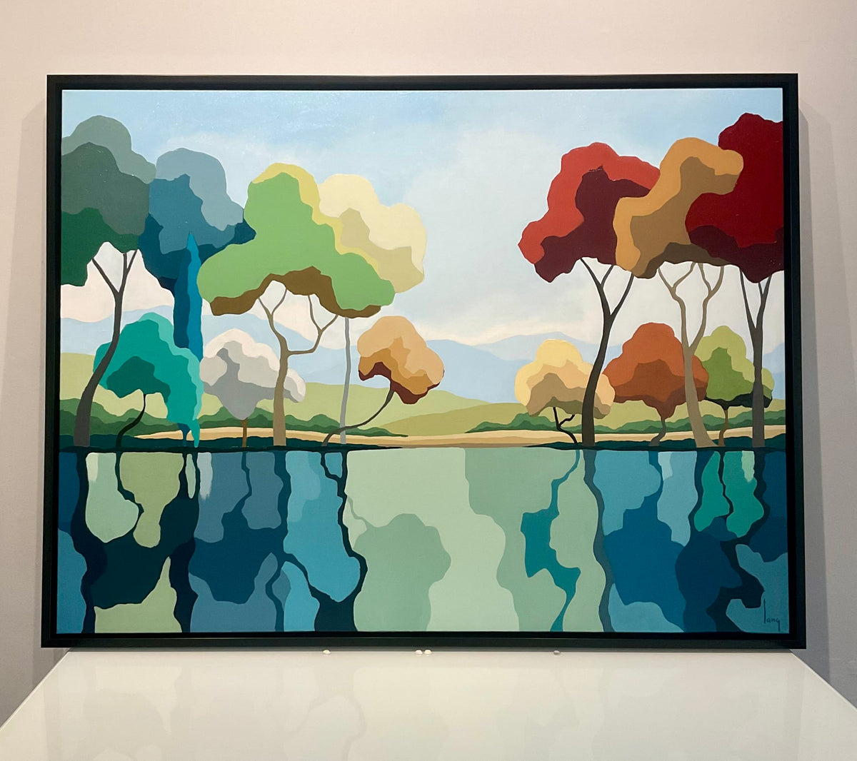 Lost Valley, original acrylic painting by Gregory Lang